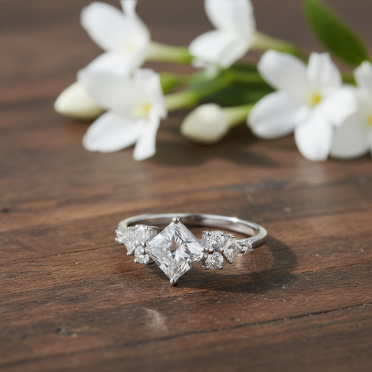 Princess-cut Diamond Ring