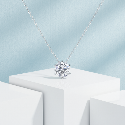 Round Diamond Necklace