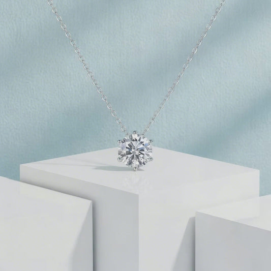 Round Diamond Necklace