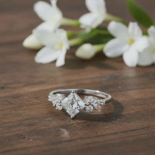 Princess-cut Diamond Ring